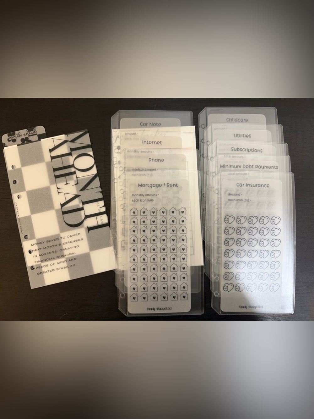 Cash envelope savings bundle